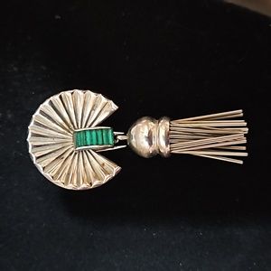 Vintage KREISLER 1946 For Your First Lady Tasseled Fur Clip very rare